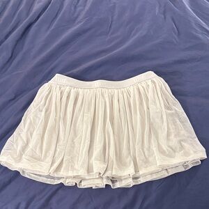 Wilson Sheer Tennis Skirt in Beige Size XL